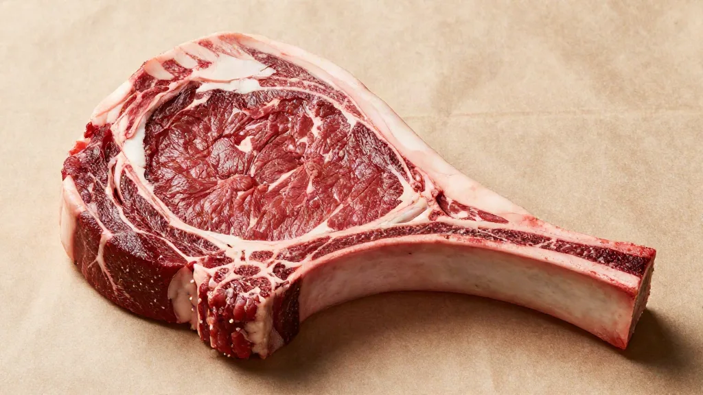Raw top sirloin steak and tri-tip roast side by side on a wooden board